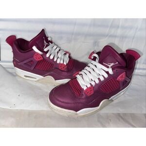 Size 7Y Jordan 4 Valentine's Day 'For The Love Of The Game' Youth Shoes